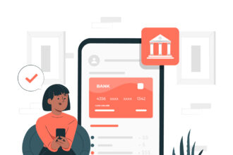 Illustration of robust online banking safety measures for digital banking