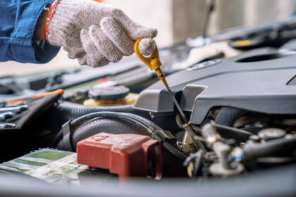 Checking vehicle tire tread depth for maintenance